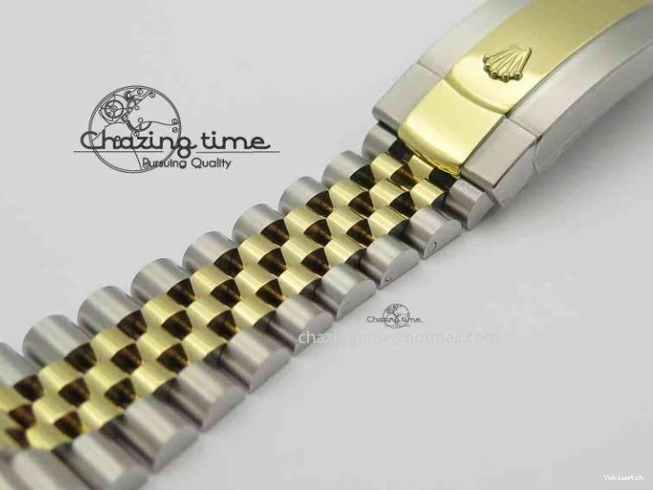 Roman YG Maker Black On Bracelet Edition A2813 BP Best 41mm DateJust SS Jubilee Dial II 0521